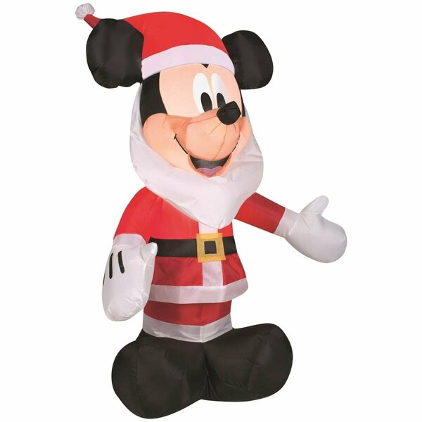 Ss Collectibles Airblown Mickey with Santa Beard Decoration SS3031095
